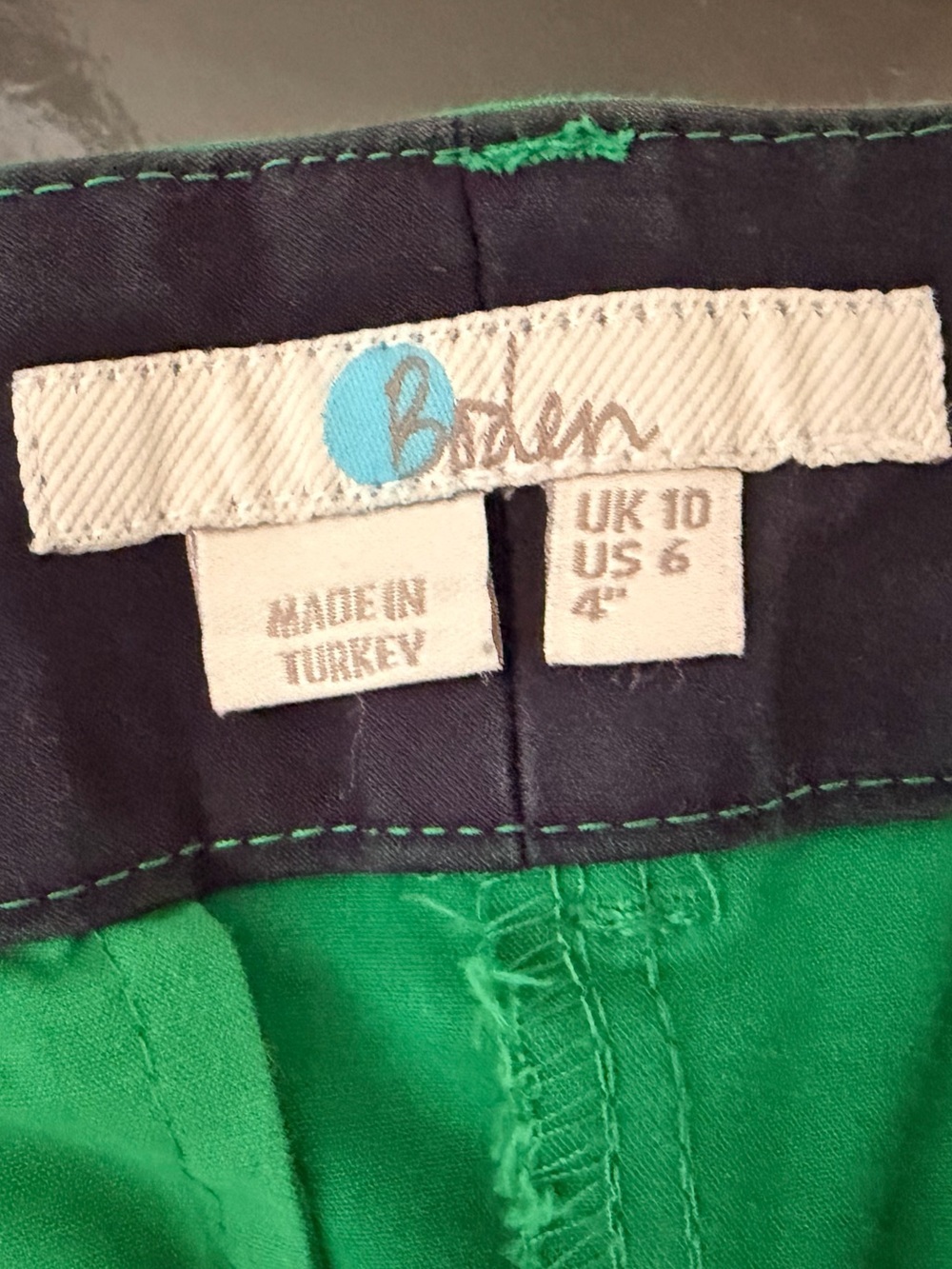 Boden 4” Flat Front Chino Shorts - Picture 2 of 10